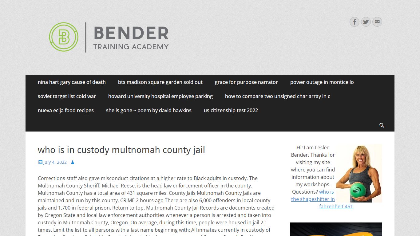 who is in custody multnomah county jail - thepilatescoach.com